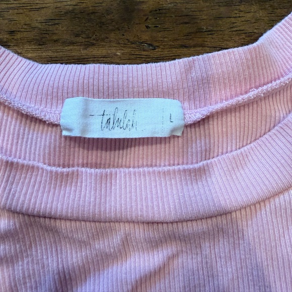 Shop Talulah Novi Ribbed Tee + Shorts Set Large - Picture 3 of 3